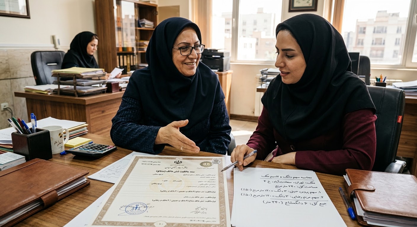 سند مالکیت مشترک و محاسبه سهم دانگ